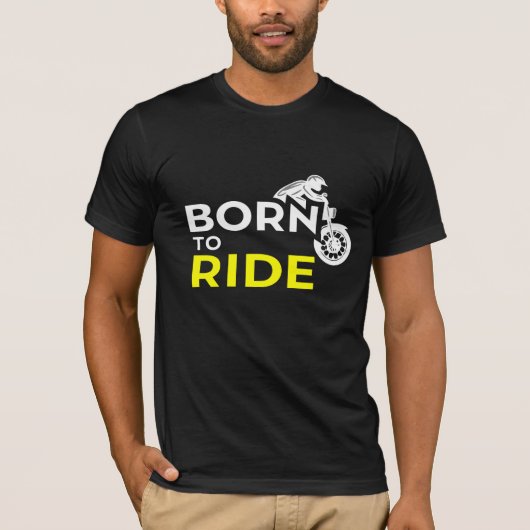 Geboren in Ride T-shirt (Voorkant)