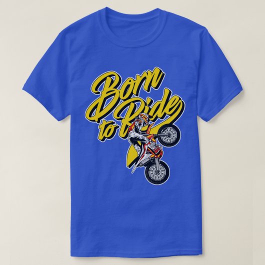 Geboren in Ride T-shirt (Design voorkant)