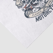 Geboren in rijdend motorrijwiel tissuepapier (Detail)