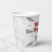 Geboren in Rock - Baby shower Papieren Bekers (Rechts)