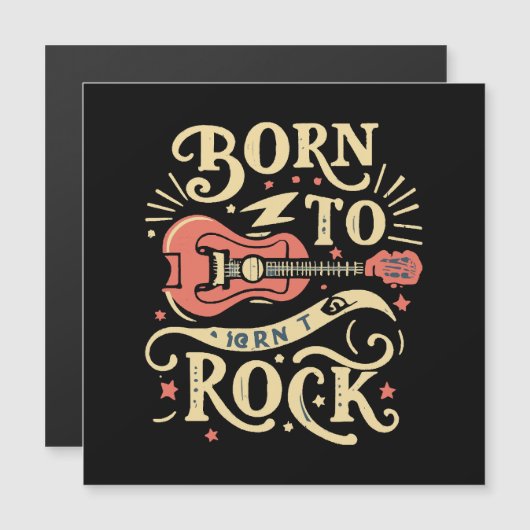 Geboren in Rock Electric Guitar (Voorkant / Achterkant)