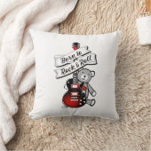 Geboren in Rock en Roll Baby Kinder Guitar Music Kussen (Deken)