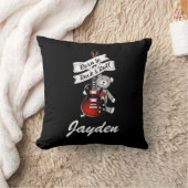 Geboren in Rock en Roll Custom Baby Guitar Nursery Kussen (Deken)