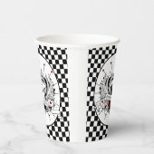 Geboren in Rock & Roll Guitar Rocker Musician Part Papieren Bekers (Rechts)