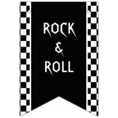 Geboren in Rock & Roll Guitar Rocker Musician Part Vlaggetjes (Tweede vlag)