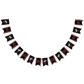 Geboren in Rock & Roll Guitar Rocker Musician Part Vlaggetjes (Alle)