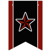 Geboren in Rock & Roll Guitar Rocker Musician Part Vlaggetjes (Tweede vlag)