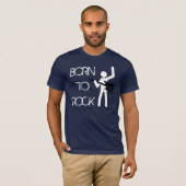 Geboren in Rock T-shirt (Voorkant volledig)