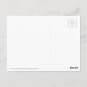 Geboren in Rooster Year Personality Briefkaart 1 (Achterkant)