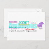 Geboren in Rooster Year Personality Briefkaart 2 A (Voorkant / Achterkant)