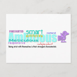 Geboren in Rooster Year Personality Briefkaart 2 A