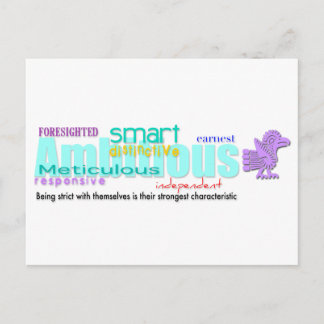 Geboren in Rooster Year Personality Briefkaart 2 A