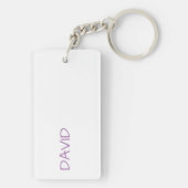 Geboren in Rooster Year Personality custom Sleutel Sleutelhanger (achterkant)