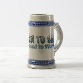 Geboren in Sail Beer Stein voor de Sailor Bierpul (Voorkant rechts)