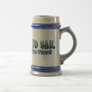 Geboren in Sail Beer Stein voor de Sailor Bierpul
