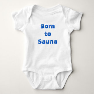 Geboren in Sauna Baby One-Piece Romper