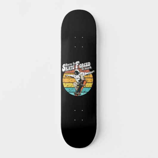 Geboren in Schaats gedwongen te werken Persoonlijk Skateboard (Voorkant)