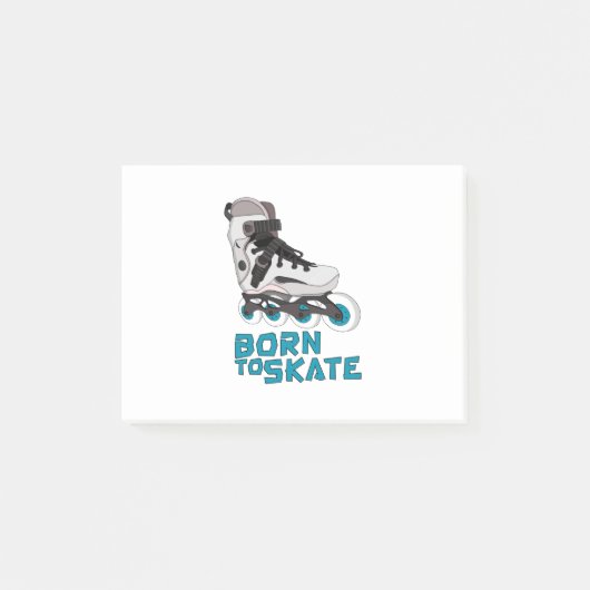 Geboren in Schaats Post-it® Notes (Voorkant)