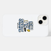 Geboren in Schaats Ride to Live Case-Mate iPhone Case (Achterkant (horizontaal))