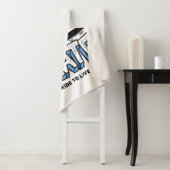 Geboren in Schaats Ride to Live Sherpa Deken (In situ)