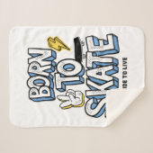 Geboren in Schaats Ride to Live Sherpa Deken (Voorkant (horizontaal))