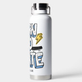 Geboren in Schaats Ride to Live Waterfles (Achterkant)