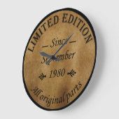 geboren in september 1980  verjaardag grote klok (Hoek)