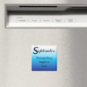 Geboren in september magneet (Insitu (Vaatwasser))