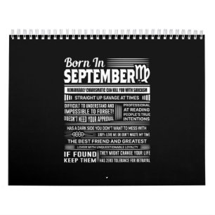 Geboren in september virgo grappig verjaardagsgesc kalender