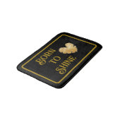 Geboren in Shine Bath Mat (Gekanteld)