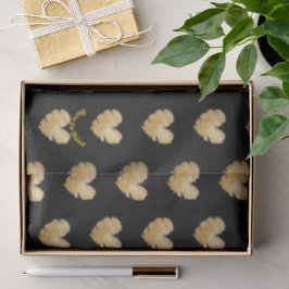 Geboren in Shine Black en Gold Tissue Paper Tissuepapier