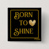 Geboren in Shine Button (Voorkant)
