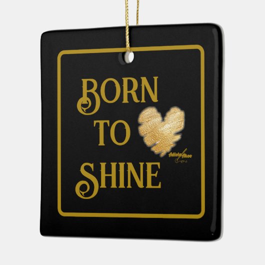 Geboren in Shine Ornament (Links)