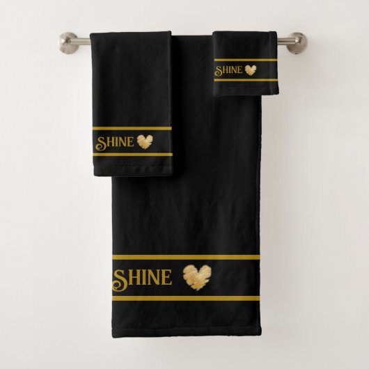 Geboren in Shine Towel Set Bad Handdoek (Insitu)