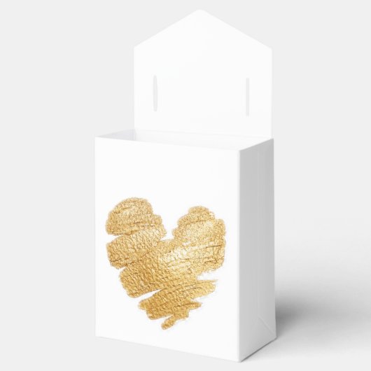 Geboren in Shine White Favor Box Bedankdoosjes (Geopend)