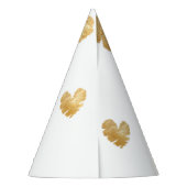 Geboren in Shine White Party Petten Feesthoedjes (Achterkant)