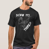 Geboren in Shred T-shirt (Voorkant)