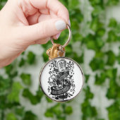 Geboren in Sing Gifts Sleutelhanger (Hand)