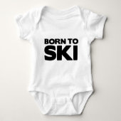 Geboren in Ski 01 Romper (Voorkant)