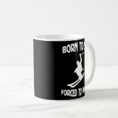 Geboren in Ski gedwongen te werken Koffiemok (Voorkant rechts)