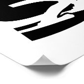 Geboren in Ski Poster (Hoek)