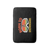 Geboren in Snowboard Badmat (Voorkant Verticaal)