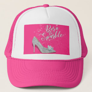 Geboren in Sparkle Cinderella Slipper Shoe Glitter Trucker Pet