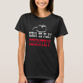 Geboren in speelland t-shirt (Voorkant)