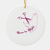 Geboren in stijl keramisch ornament (Voorkant)