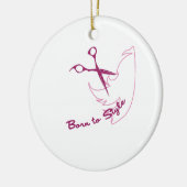 Geboren in stijl keramisch ornament (Links)