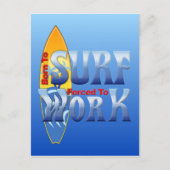 Geboren in Surf Briefkaart (Voorkant)