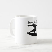 Geboren in Surf Koffiemok (Voorkant links)