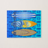 Geboren in Surf Legpuzzel (Horizontaal)