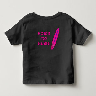 Geboren in Surf Mooja Surfboard Kinder Shirts